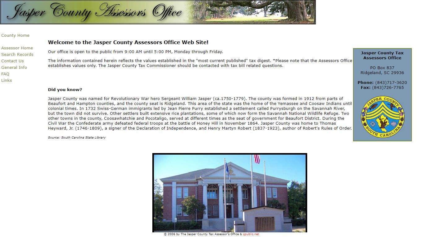 Jasper County Tax Assessor's Office - Schneider Geospatial